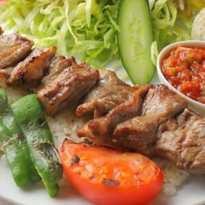 ラムシシケバブセットメニュー